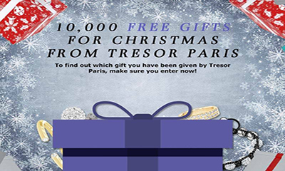 Free Tresor Paris Christmas Gifts