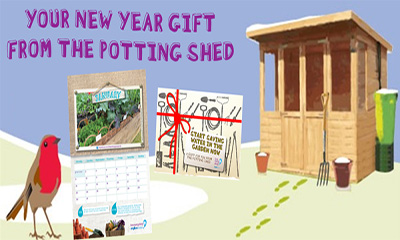 Free Potting Shed Calendar & Water Saving Kit