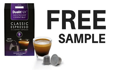 Free Dualit Nespresso Coffee Capsule Pack