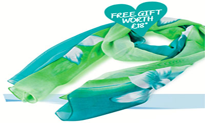 Free Emerald Chiffon Scarf – Worth £18