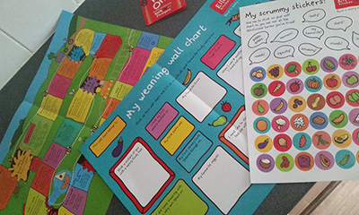Free Weaning Wall Chart & Stickers