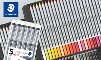 Win a Staedtler Karat aquarell Watercolour Pencil Set
