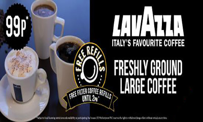 Lavazza Coffee Unlimited Refills