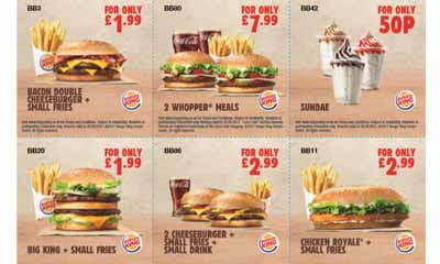 One Dozen Burger King Meal Deal Offers