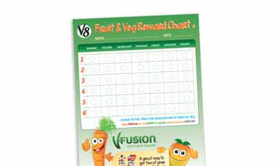 Free Fruit & Veg Reward Chart