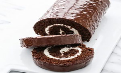 Free Chocolate Swiss Roll Cake