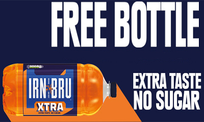 Free Bottle of IRN BRU XTRA