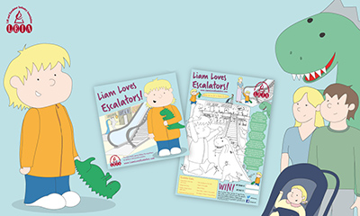 Free Liam Loves Escalators Kids Book