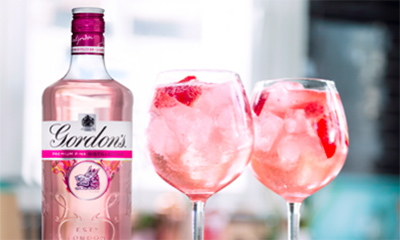 Free Gordons Pink Gin Cocktail