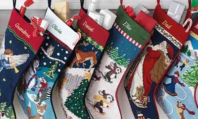 Free Personalised Christmas Stockings