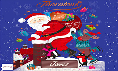 Free Thorntons Personalised Advent Calendar