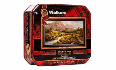 Win a Walkers Shortbread Biscuits Heritage Tin