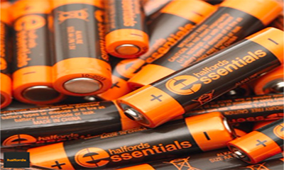Free Pack of Halfords Essentials AA/AAA Batteries
