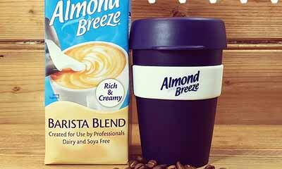 Free Almond Breeze Reusable Coffee Cup