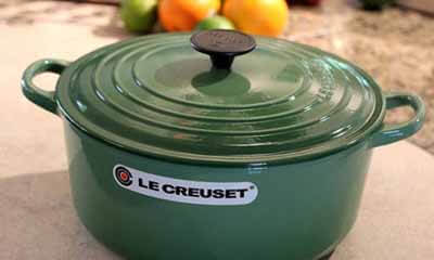 Win a Green Le Creuset Cast Iron Casserole Pot