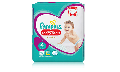 Free Pack of Pampers Nappy Pants