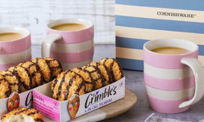 Win a Cornishware Tea Set and Mrs Crimble’s Cakes