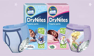 Free DryNites Nappies