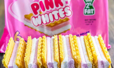 Free Pink ‘n’ White Wafer & Mallow Snacks