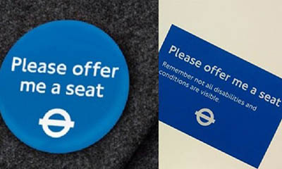 Free London Train Badge