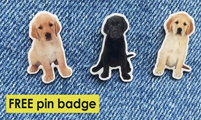 Free Puppy Badge