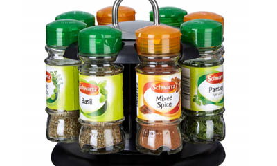 Free Schwartz Spice Racks & Spices