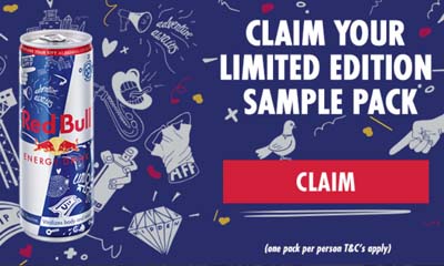 Free 4-Pack of Red Bull