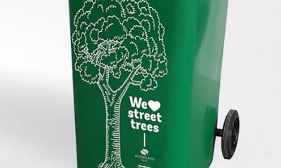 Free Tree Wheelie Bin Sticker