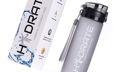 Free Hydrate Water Bottles