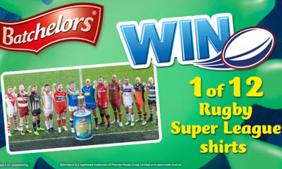 Win a Rugby League Shirt with Bacthelors