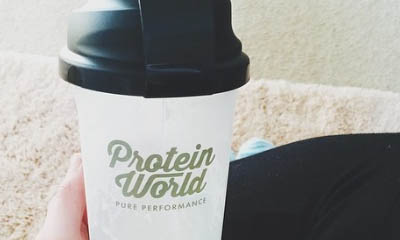 Free Protein World Shaker Bottle