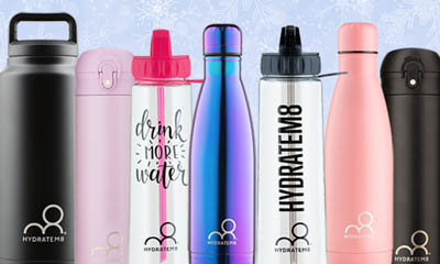 Win a Bundle of Hydrate Water Bottles
