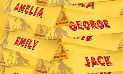 Free Personalised Toblerone Chocolate