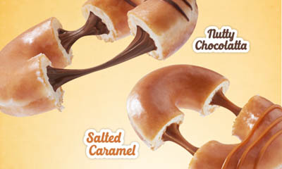 Free Krispy Kreme Nutty Chocolate or Salted Caramel Doughnut