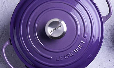Win a Le Creuset Ultra Violet Round Casserole Pot