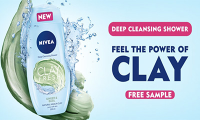 Free Nivea Clay Fresh Shower