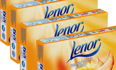 Free Lenor Tumble Dryer Sheets & Fabric Conditioner