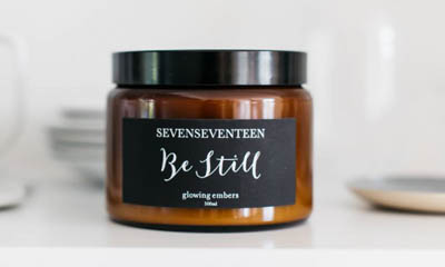 Free Be Still Scented Candle