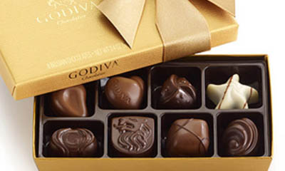 Free Godiva Ballotin Chocolate Boxes