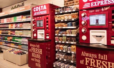 Free Coffee Costa Express Machines