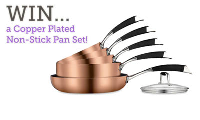 Win a Copper Plated non-stick Pan Set