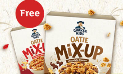 Free Quaker Kids Oatie Mix Up Cereal