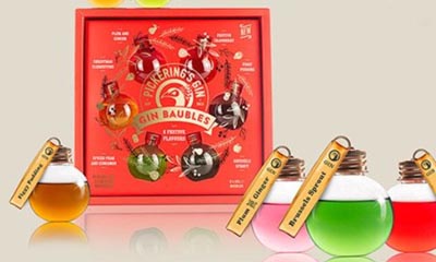 Free Pickering’s Gin Festively Flavoured Gin Baubles