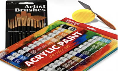 Free Acrylic Paint Set