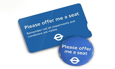 Free “Offer Me A Seat” Badge