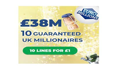 Free EuroMillions Tickets (£38M Jackpot)
