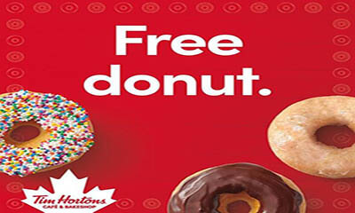Free Tim Hortons Doughnut