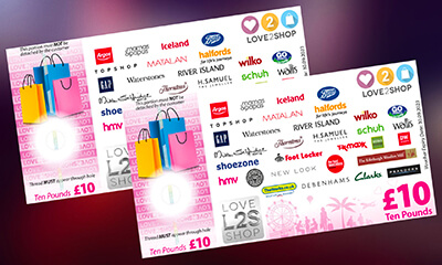 Earn £20 Love2shop Vouchers