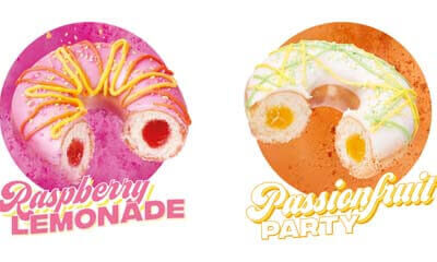 Free Raspberry Lemonade or Passionfruit Party Doughnuts