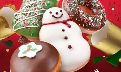 Krispy Kreme Christmas Doughnut BOGOF